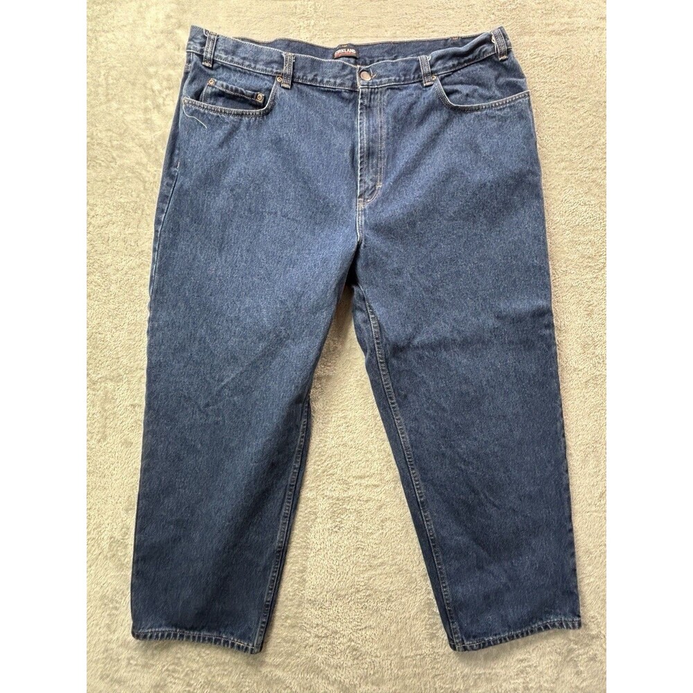 Kirkland Signature Straight Jeans Men's Size 46X30 Blue Medium Wash